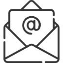 Eine Zeichen für eine e-Mail. Eine Zeichen für eine e-Mail.